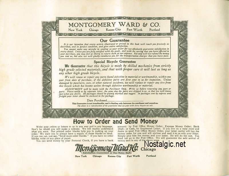 1917 Montgomery Ward & Co. Hawthorne Catalog Picture 2 Dave's